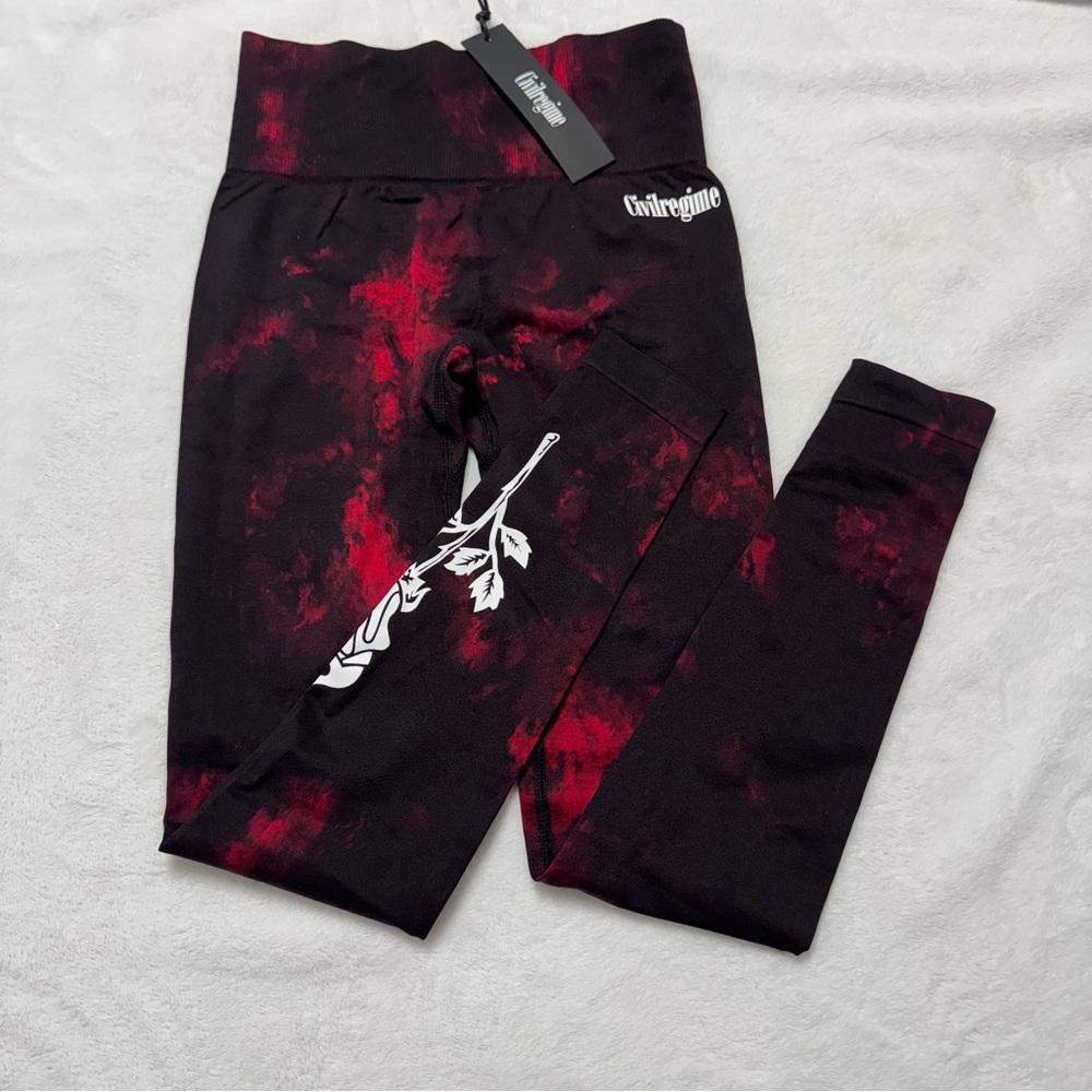 Civil Regime | Kelly Seamless Scrunch Leggings in Mustafar